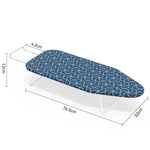SYKIARIOL 30 x 12 in Tabletop Ironing Board with Iron Rest — Blue, view 3