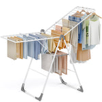 SYKIARIOL Large Folding Gullwing Clothes Drying Rack — White, view 1