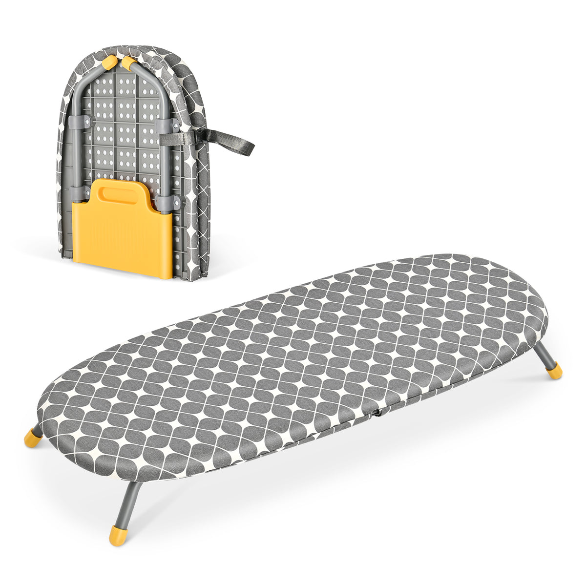 SYKIARIOL 32 x 12 in Foldable Tabletop Ironing Board — Gray, view 1