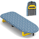 SYKIARIOL 32 x 12 in Folding Tabletop Ironing Board with Handle — Blue, view 1