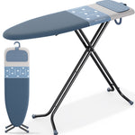 SYKIARIOL 43 x 13 in Folding Ironing Board with Silicone Rest — Blue, view 1