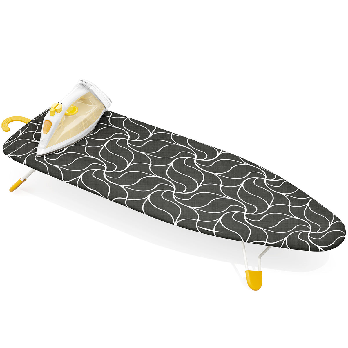 SYKIARIOL 38 x 12 in Folding Tabletop Ironing Board — Black, view 1