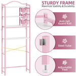 SYKIARIOL Over-the-Toilet Bathroom Storage Shelving — Pink, view 3