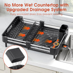 SYKIARIOL Standard Expandable Dish Drying Rack, 12.6–18.7 in — Black, view 4