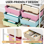 SYKIARIOL 8-drawer rolling storage organizer – user-friendly design with smooth-track drawers and ergonomic handles