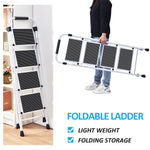 SYKIARIOL WK2207B White 4-Step Ladder - 05